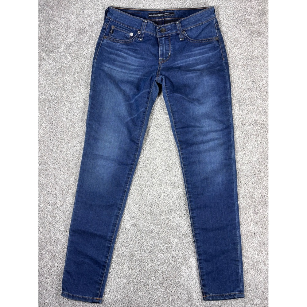 BIG STAR 1974 Jeans Women's Size 27 Skinny Fit Dark Wash Denim‎
